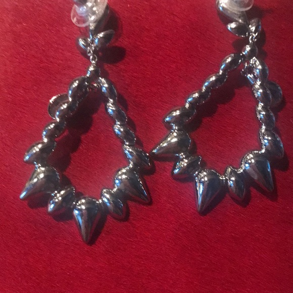 Authentic Swarovski black/gray  earrings - Picture 8 of 10